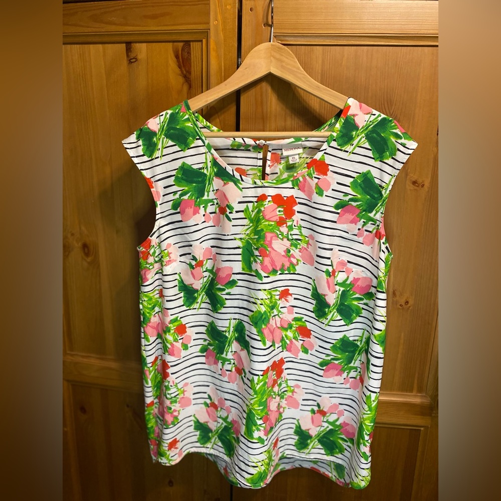 Merona Printed Sleeveless Blouse